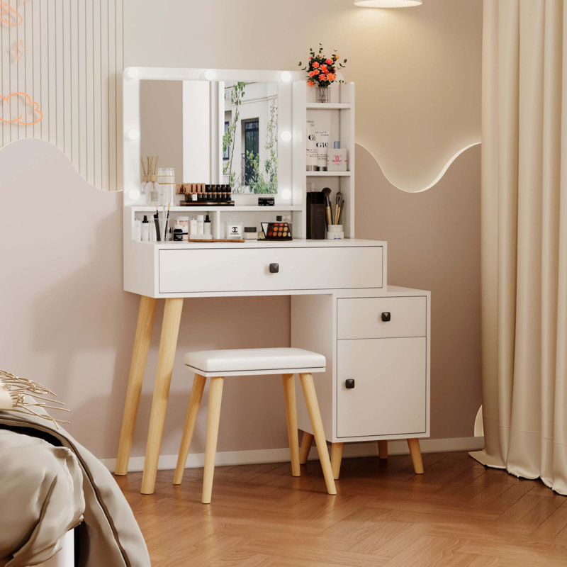 White dressing table wayfair cheap